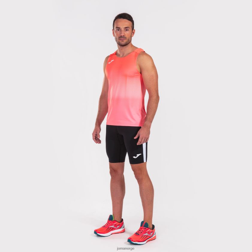 nei Joma tank topp elite vii fluorescerende korallhvit FBD0T0457 menn