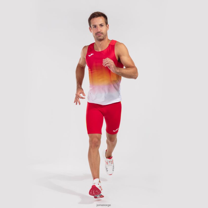 nei Joma tank topp elite vii rød hvit gul FBD0T0327 menn