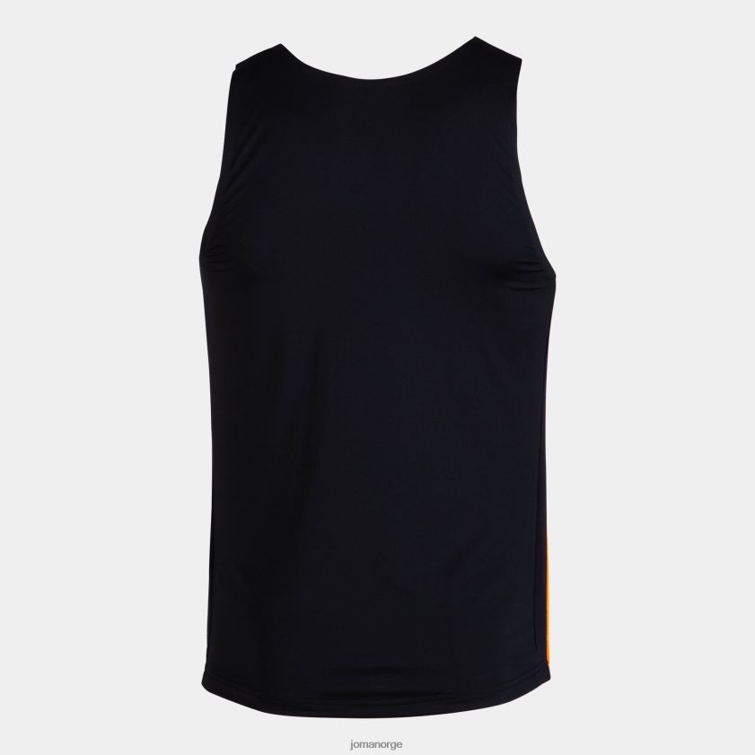 nei Joma tank topp elite viii svart oransje FBD0T03270 menn