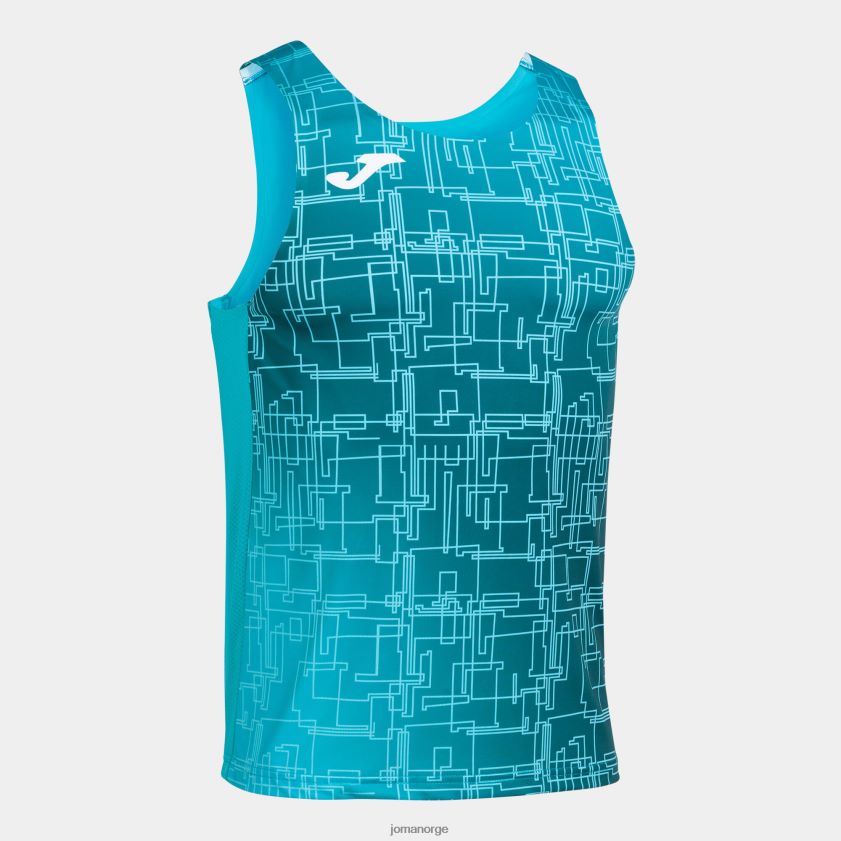 nei Joma tank topp elite viii turkis FBD0T04232 menn