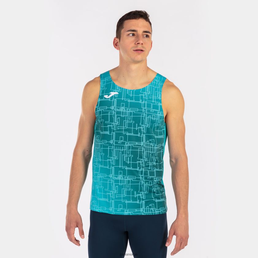 nei Joma tank topp elite viii turkis FBD0T04232 menn
