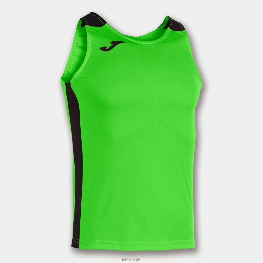nei Joma tank topp rekord ii fluorescerende grønn svart FBD0T03475 menn