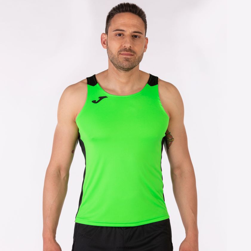 nei Joma tank topp rekord ii fluorescerende grønn svart FBD0T03475 menn