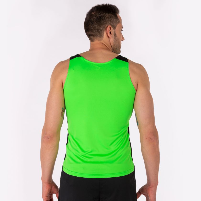 nei Joma tank topp rekord ii fluorescerende grønn svart FBD0T03475 menn