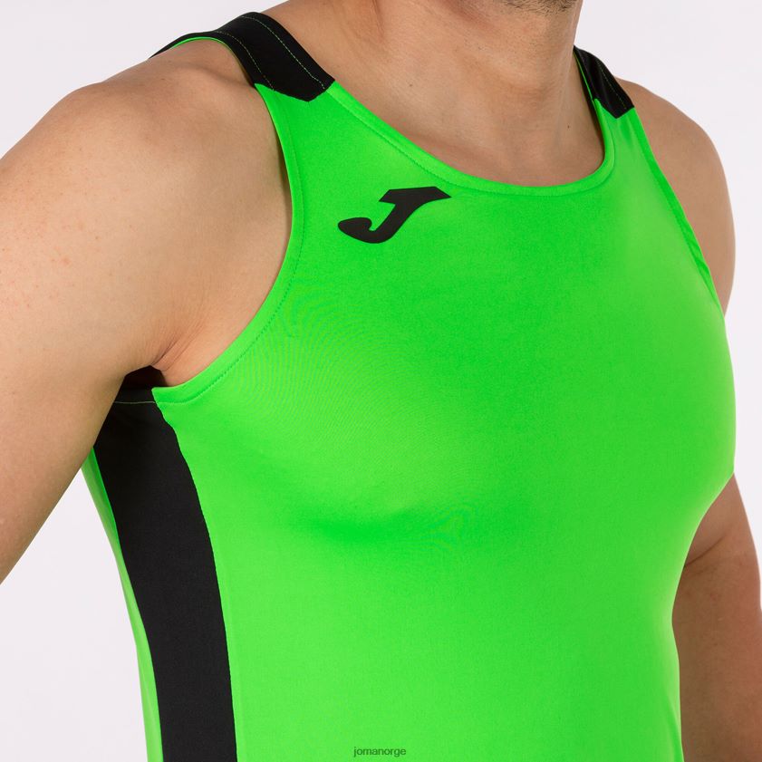 nei Joma tank topp rekord ii fluorescerende grønn svart FBD0T03475 menn