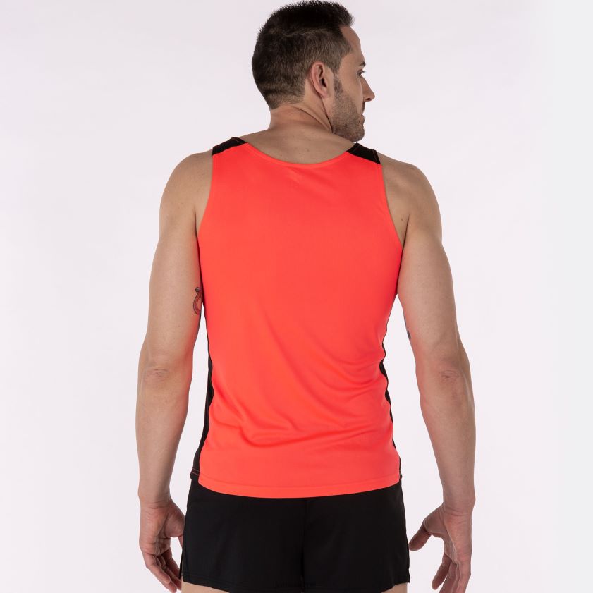nei Joma tank topp rekord ii fluorescerende korallsvart FBD0T01484 menn