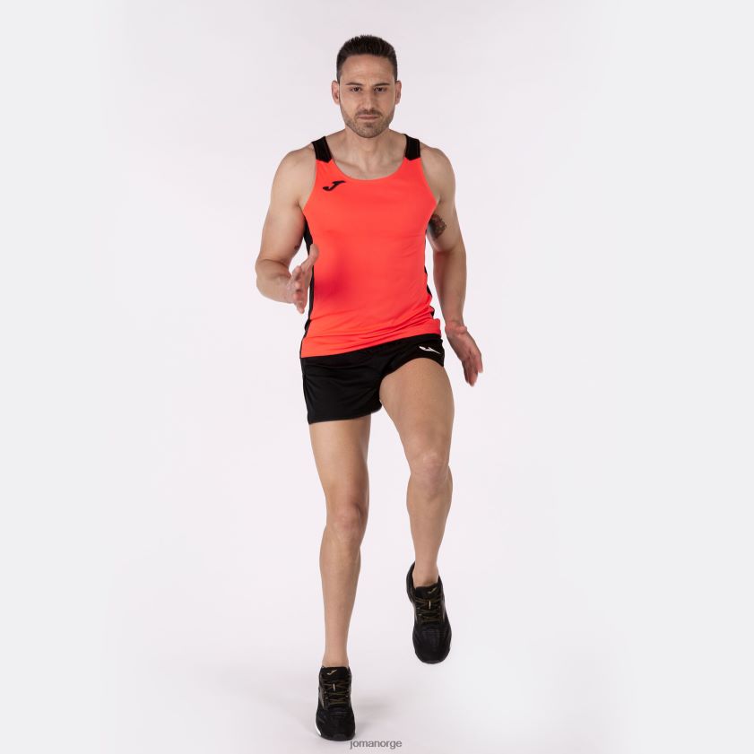 nei Joma tank topp rekord ii fluorescerende korallsvart FBD0T01484 menn