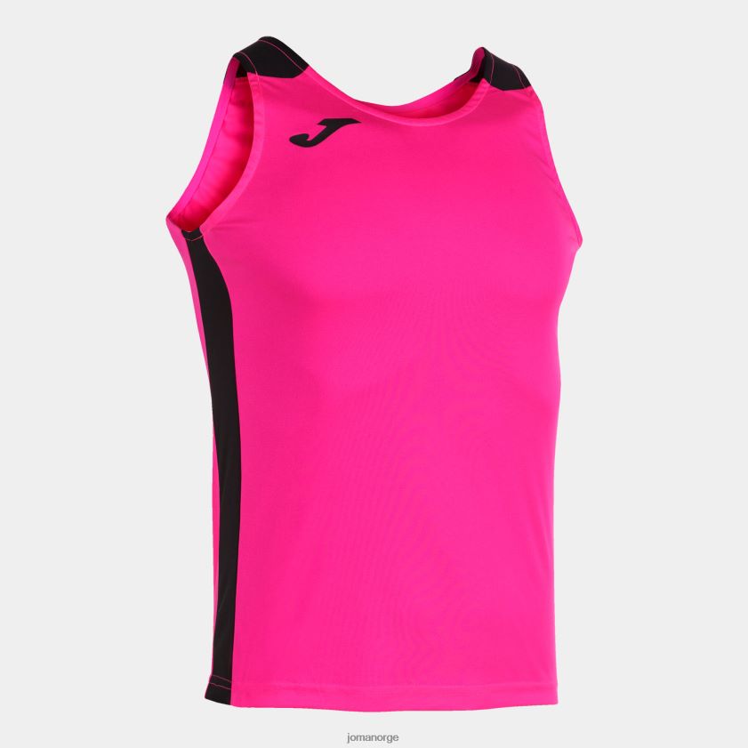 nei Joma tank topp rekord ii fluorescerende rosa svart FBD0T0818 menn