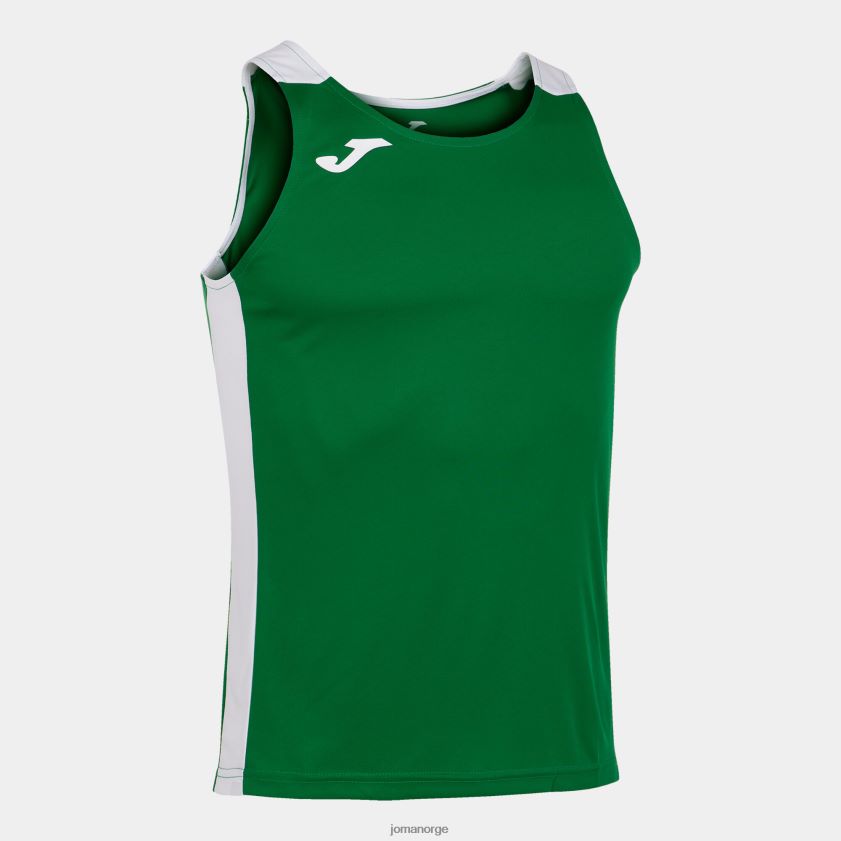 nei Joma tank topp rekord ii grønn hvit FBD0T03058 menn
