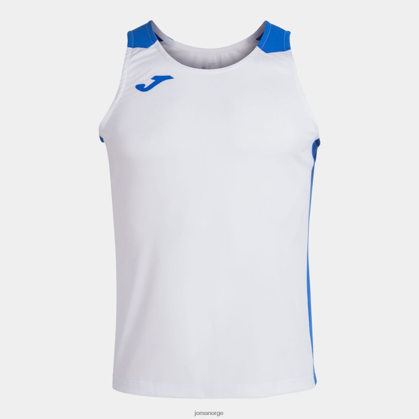 nei Joma tank topp rekord ii hvit kongeblå FBD0T036 menn