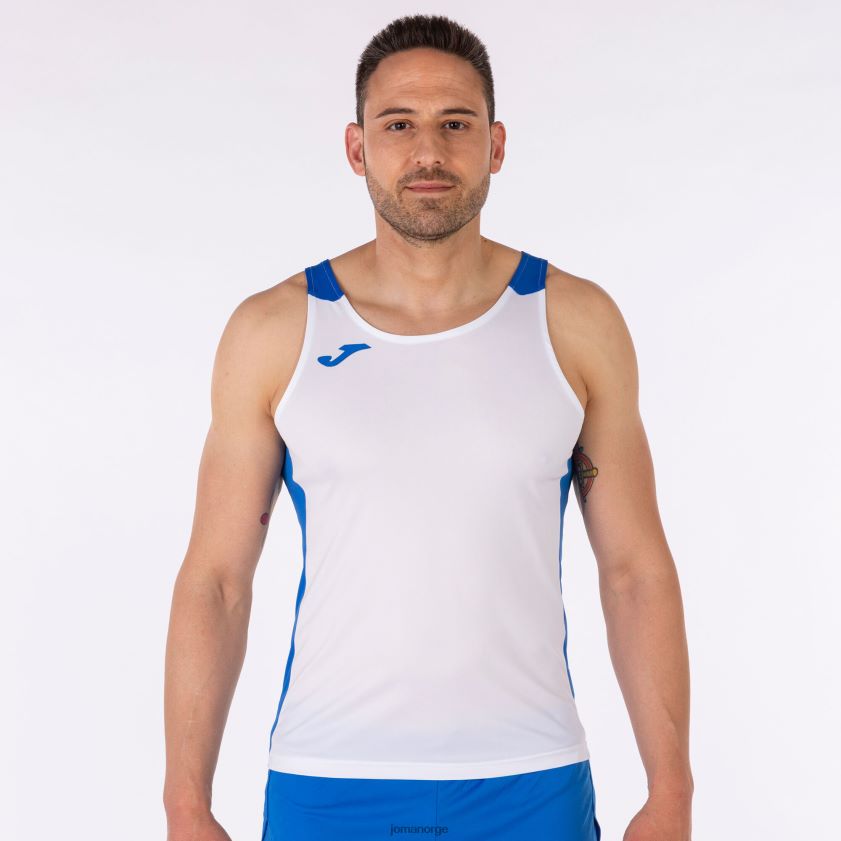 nei Joma tank topp rekord ii hvit kongeblå FBD0T036 menn