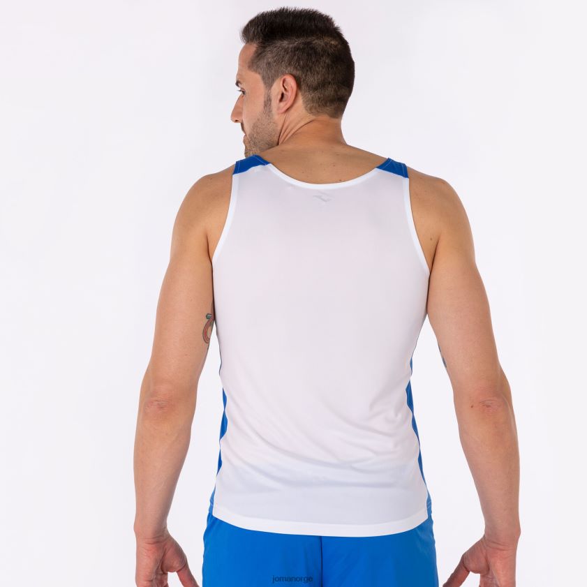 nei Joma tank topp rekord ii hvit kongeblå FBD0T036 menn