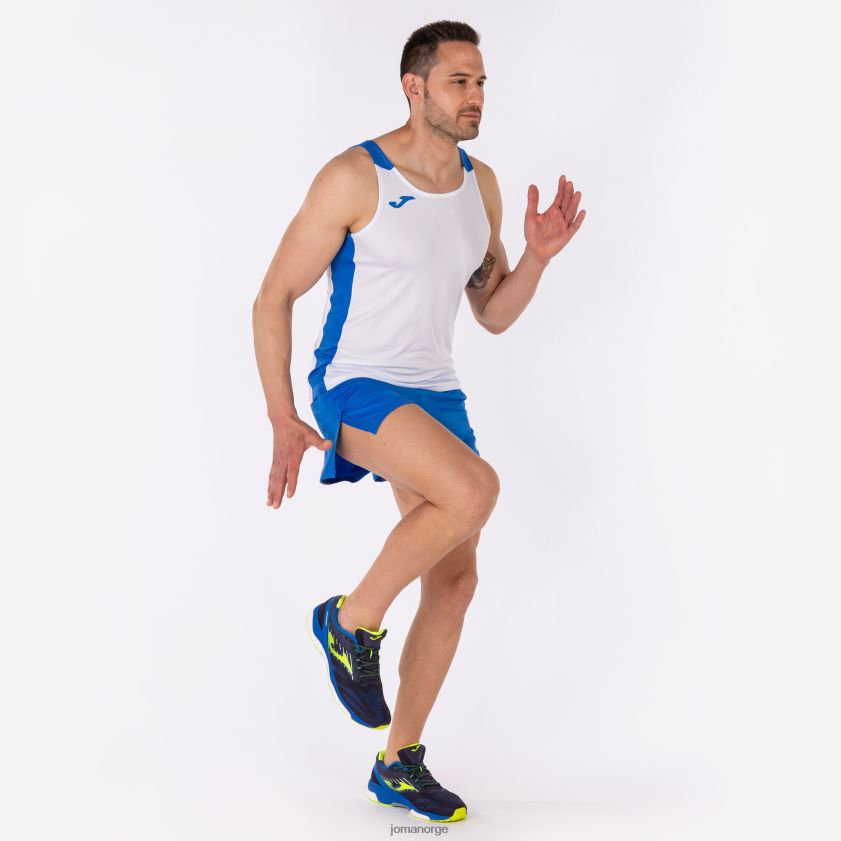 nei Joma tank topp rekord ii hvit kongeblå FBD0T036 menn