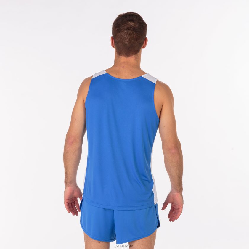 nei Joma tank topp rekord ii kongeblå hvit FBD0T03051 menn