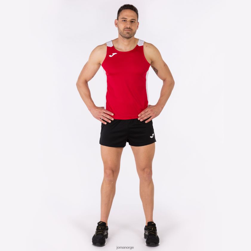 nei Joma tank topp rekord ii rød Hvit FBD0T01481 menn