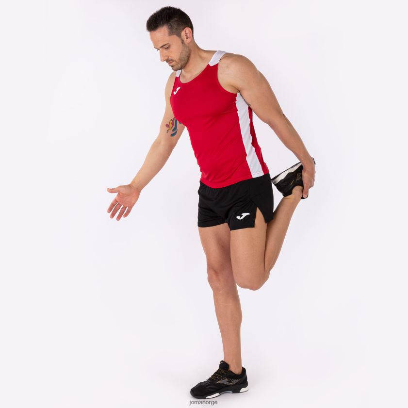 nei Joma tank topp rekord ii rød Hvit FBD0T01481 menn