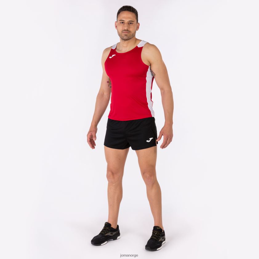 nei Joma tank topp rekord ii rød Hvit FBD0T01481 menn
