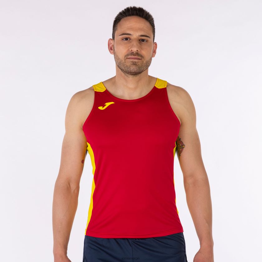 nei Joma tank topp rekord ii rød gul FBD0T0811 menn