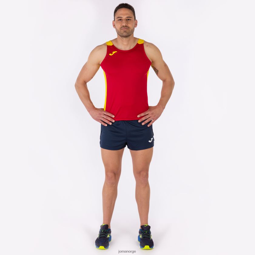 nei Joma tank topp rekord ii rød gul FBD0T0811 menn