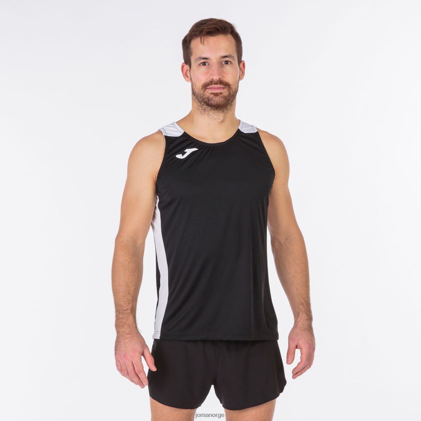 nei Joma tank topp rekord ii svart hvit FBD0T0809 menn