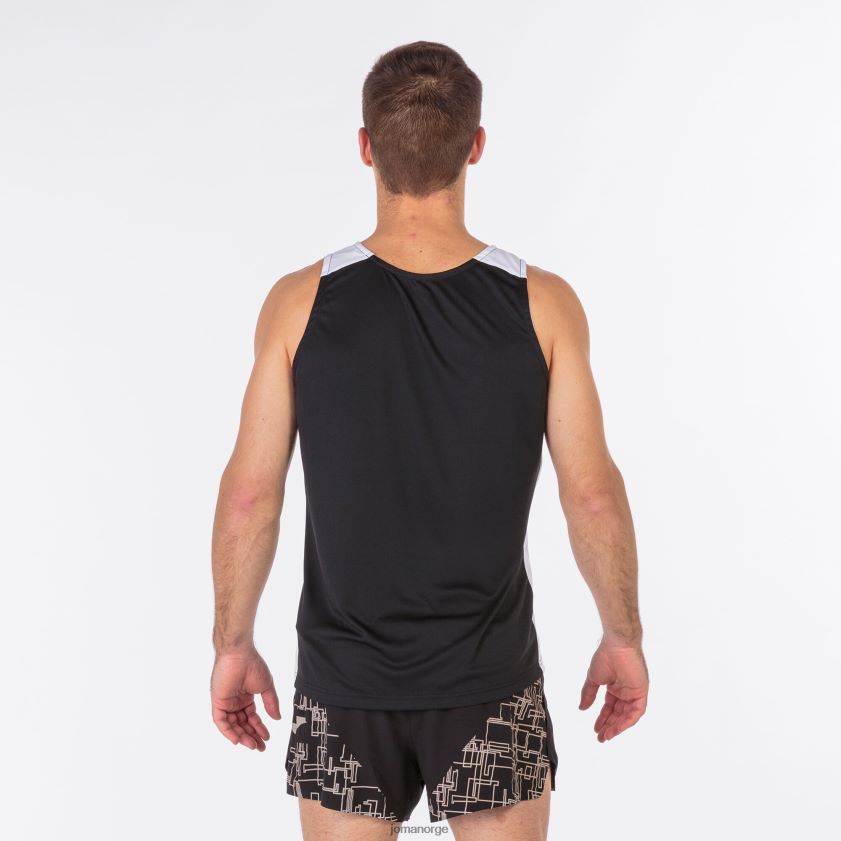 nei Joma tank topp rekord ii svart hvit FBD0T0809 menn