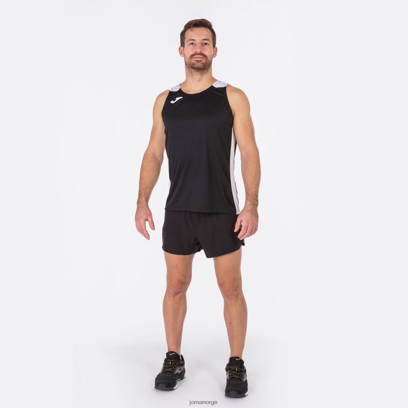 nei Joma tank topp rekord ii svart hvit FBD0T0809 menn