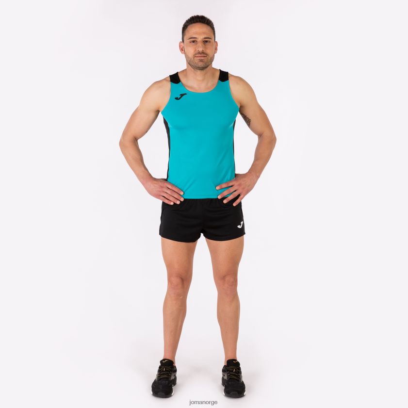 nei Joma tank topp rekord ii turkis svart FBD0T04508 menn