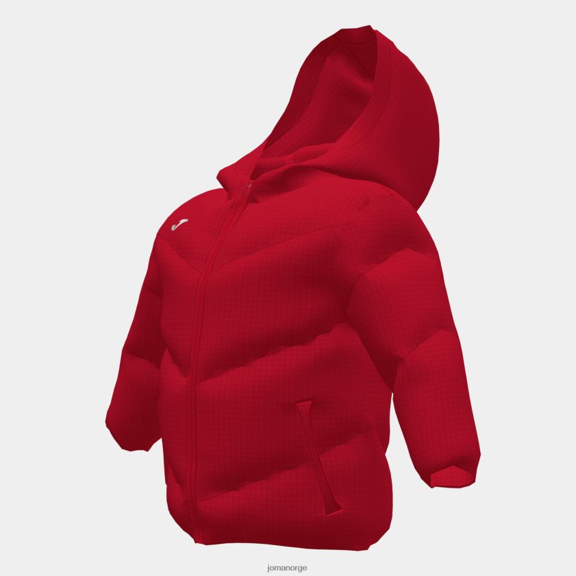 nei Joma anorakk juniorløve rød FBD0T02704