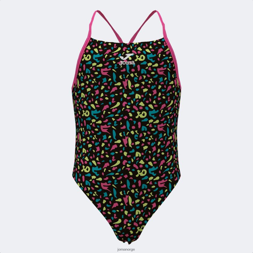 nei Joma badedrakt jente santa monica svart FBD0T04135