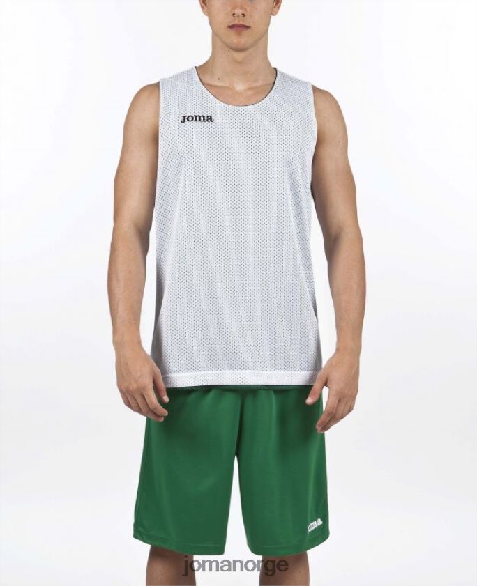 nei Joma ermeløs t-skjorte aro grønn hvit FBD0T02638