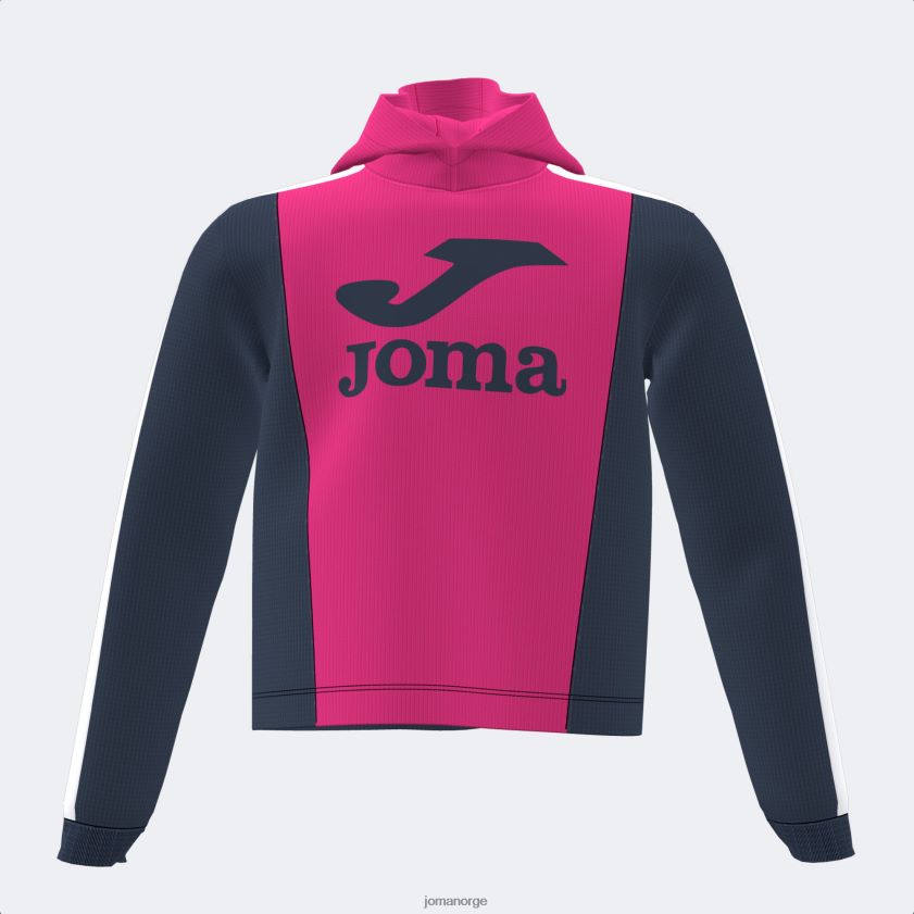 nei Joma hettegenser jente park fuchsia svart FBD0T04086