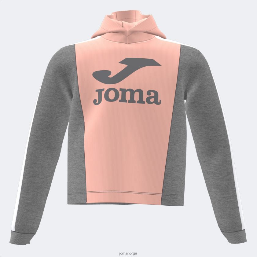 nei Joma hettegenser jente park rosa melert grå FBD0T04119