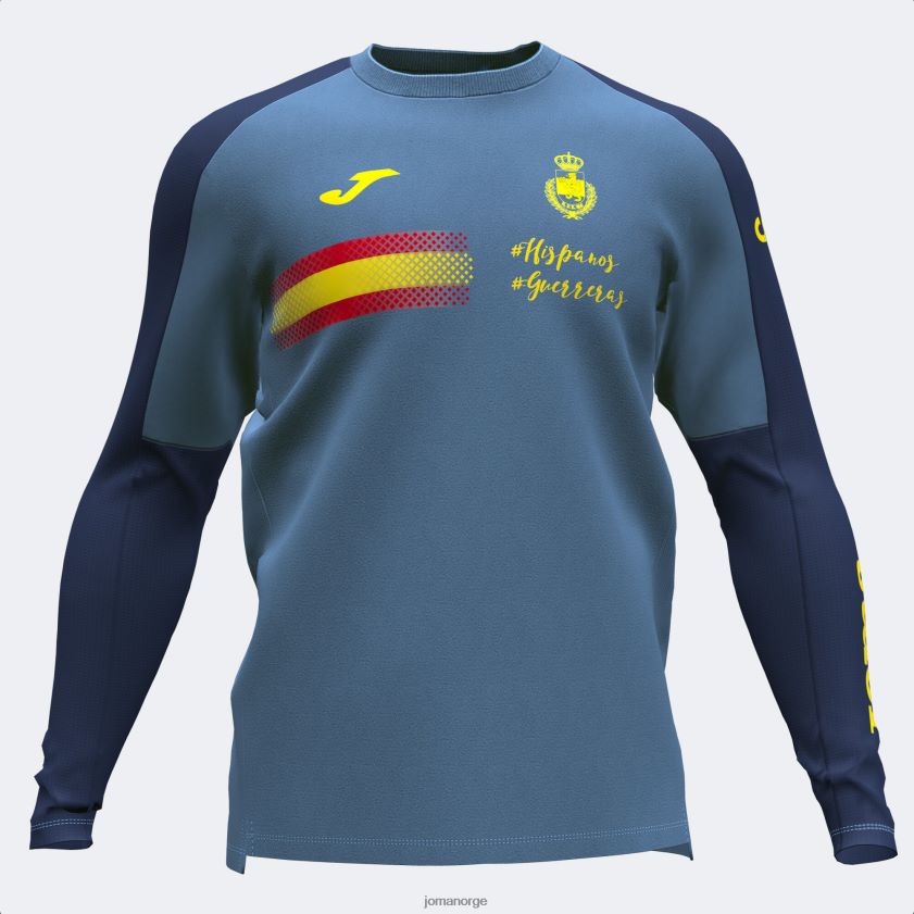 nei Joma sweatshirt trening spansk kongelig håndballforbund petroleum marineblå FBD0T0727