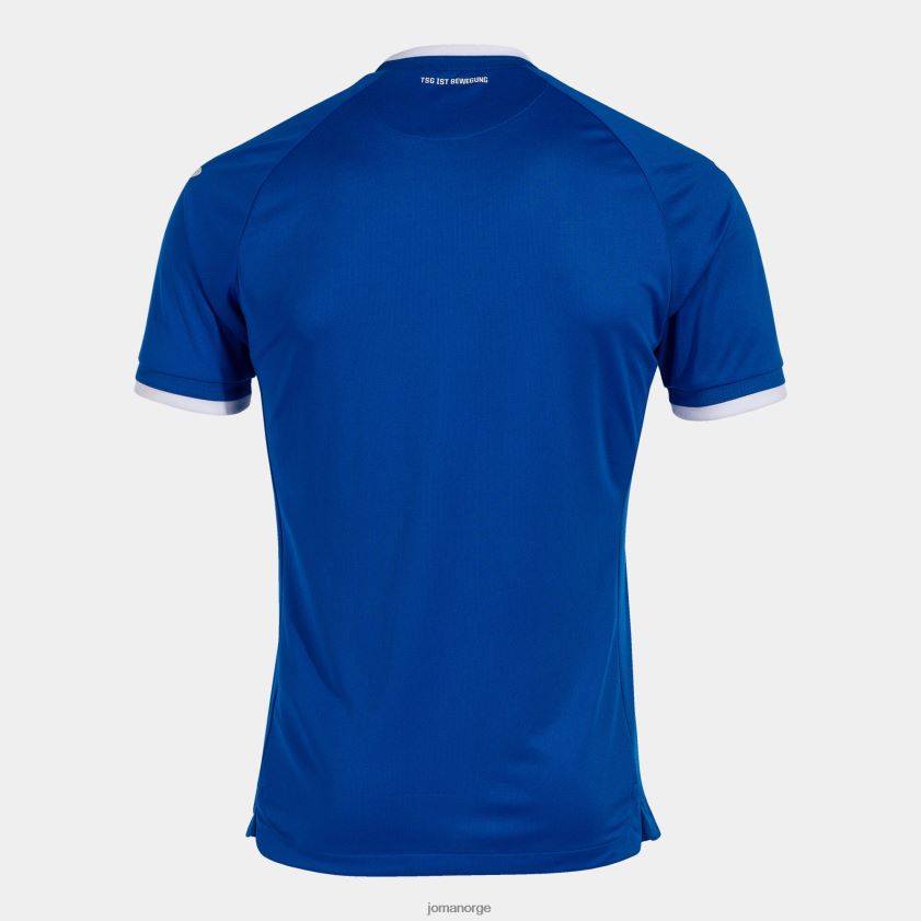 nei Joma skjorte kortermet 1. uniform hoffenheim 22/23 kongeblå FBD0T01448