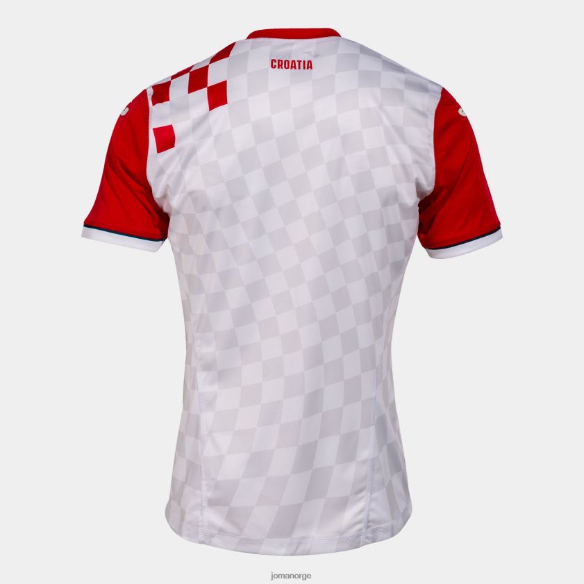 nei Joma skjorte kortermet 1. uniform kroatisk håndballforbund hvit rød FBD0T01447