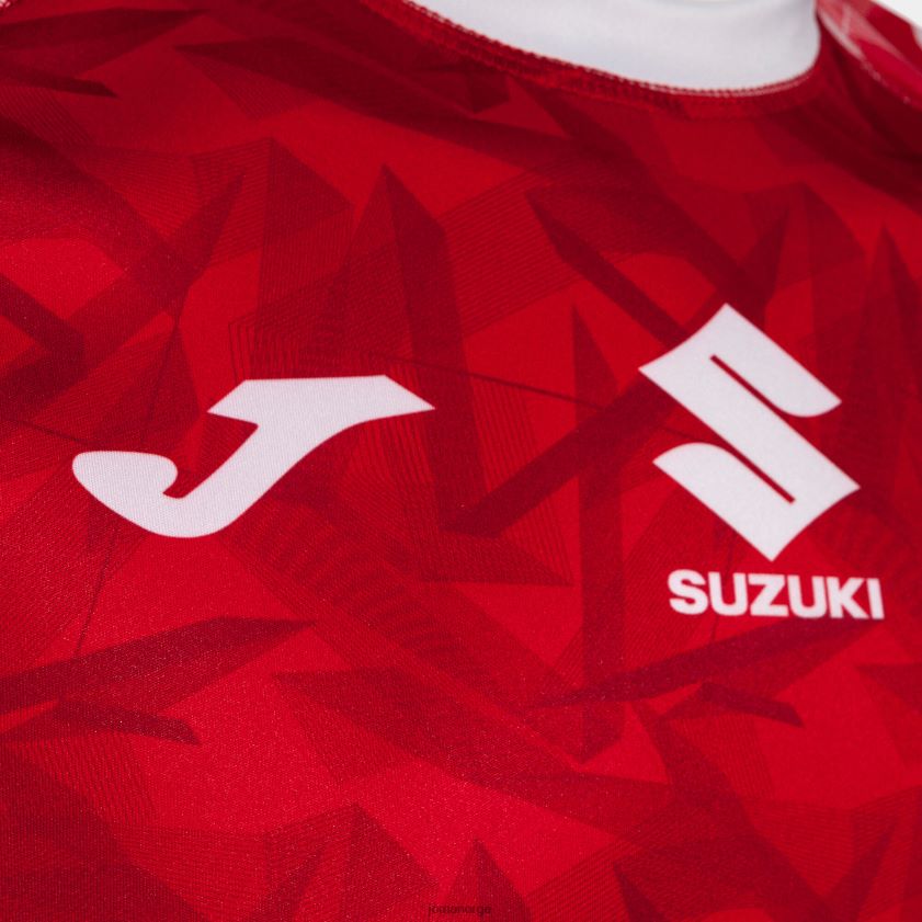 nei Joma skjorte kortermet 1. uniform polsk håndballforbund rød Hvit FBD0T04470