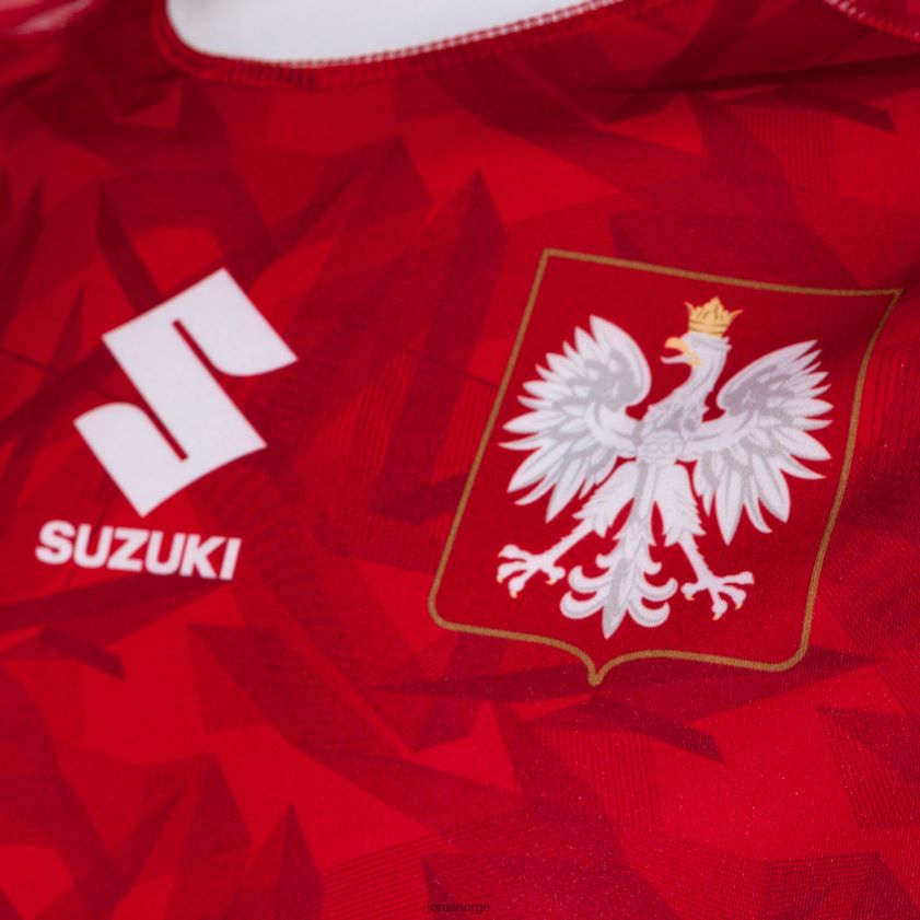 nei Joma skjorte kortermet 1. uniform polsk håndballforbund rød Hvit FBD0T04470