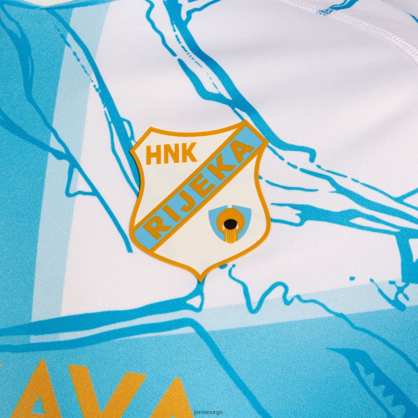nei Joma skjorte kortermet 1. uniform rijeka 22/23 hvit gul FBD0T04465