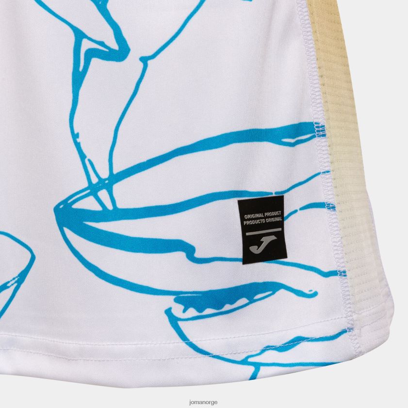 nei Joma skjorte kortermet 1. uniform rijeka 22/23 hvit gul FBD0T04465