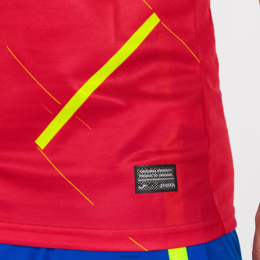 nei Joma skjorte kortermet 1. uniform spansk futsal utvalg rød FBD0T04293