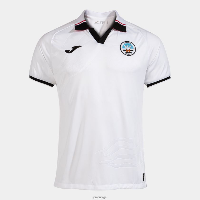 nei Joma skjorte kortermet 1. uniform swansea 22/23 hvit FBD0T01028