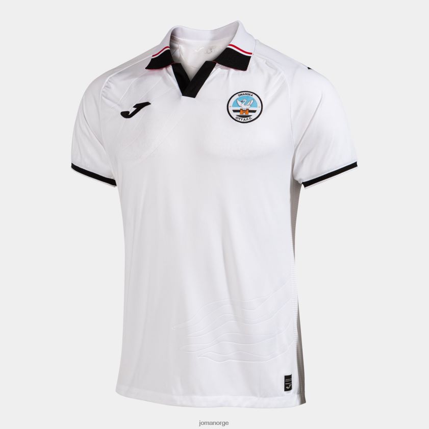 nei Joma skjorte kortermet 1. uniform swansea 22/23 hvit FBD0T01028