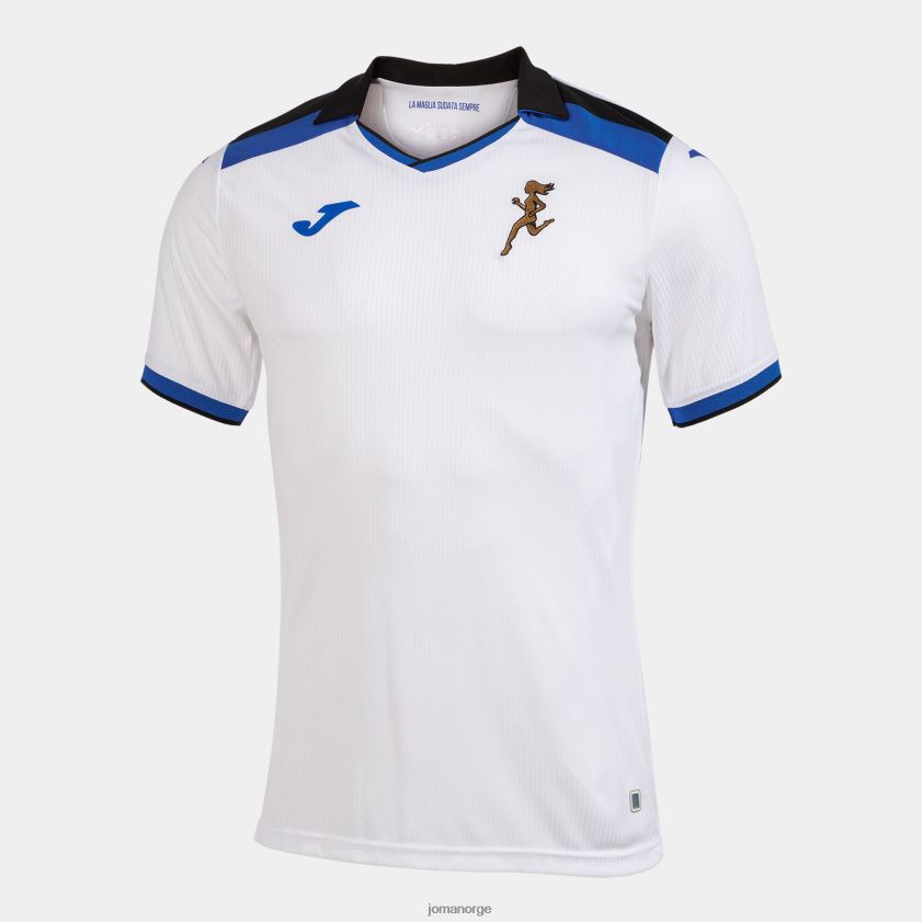 nei Joma skjorte kortermet 2. uniform atalanta 22/23 hvit FBD0T01444