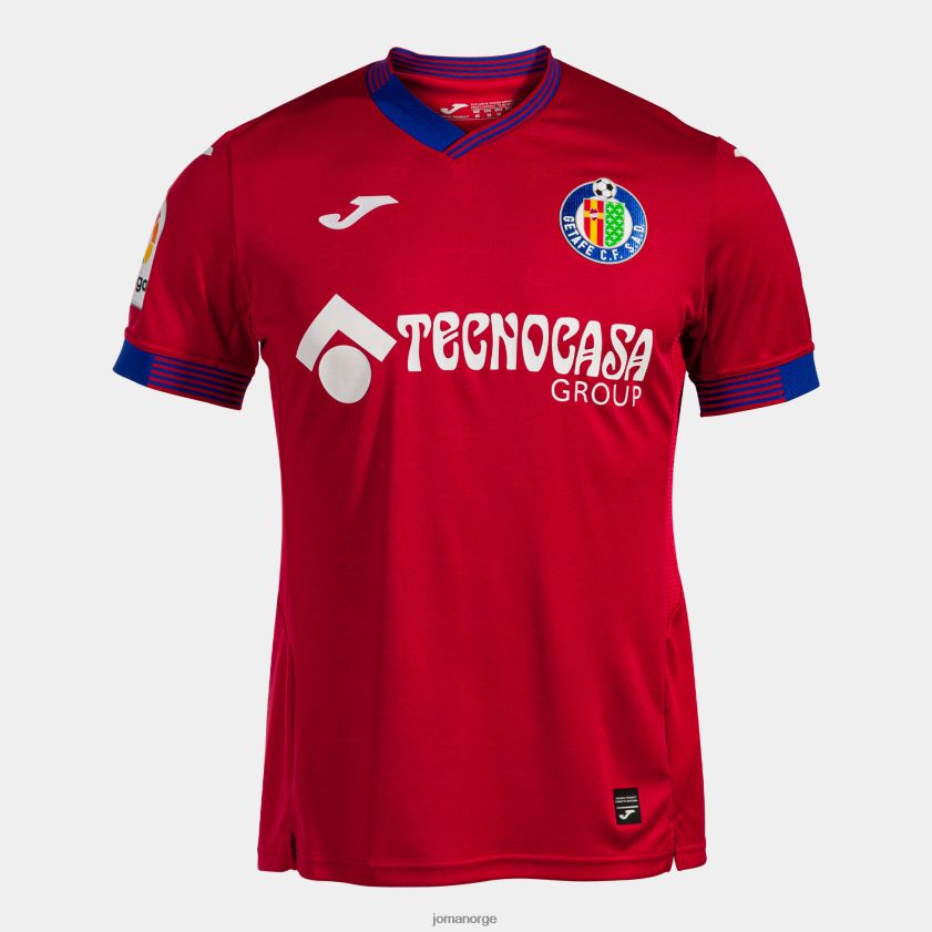 nei Joma skjorte kortermet 2. uniform getafe 22/23 rød FBD0T01403