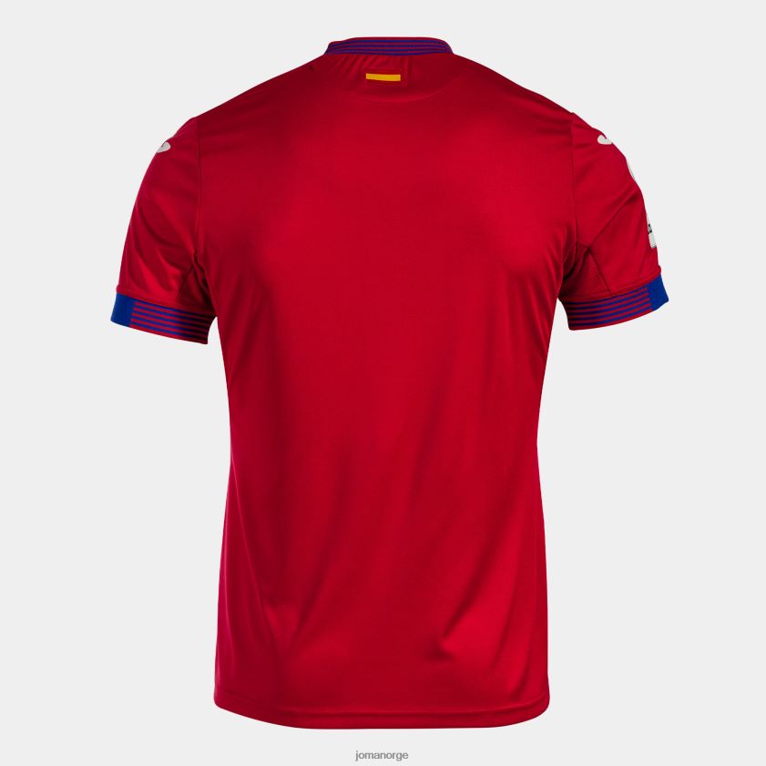 nei Joma skjorte kortermet 2. uniform getafe 22/23 rød FBD0T01403