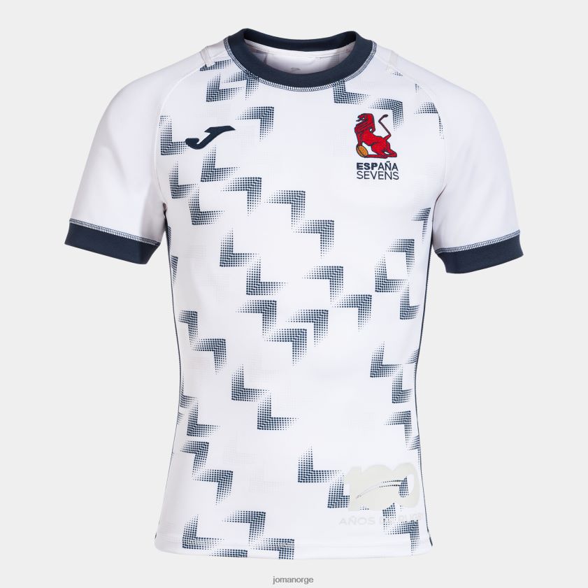 nei Joma skjorte kortermet 2. uniform spansk rugbyforbund hvit FBD0T04191