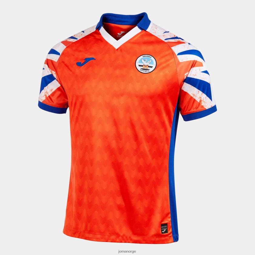 nei Joma skjorte kortermet 2. uniform swansea 22/23 oransje FBD0T04583