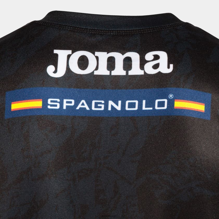 nei Joma skjorte kortermet 3. uniform spansk kongelig håndballforbund svart mørkegrå FBD0T0534