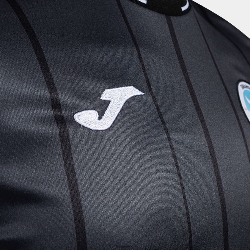 nei Joma skjorte kortermet 3. uniform swansea 22/23 mørkegrå FBD0T01193