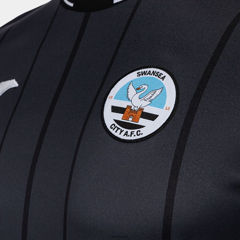 nei Joma skjorte kortermet 3. uniform swansea 22/23 mørkegrå FBD0T01193